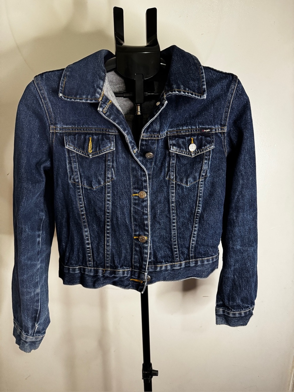 Angels Dark Wash Denim Jacket Women’s Size M